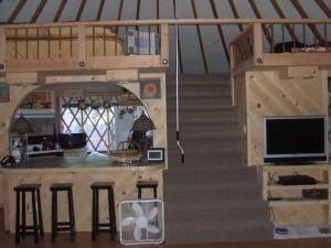 DSCF4004 - Pacific Yurts Loft above kitchen