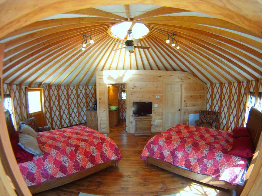 Sleeping yurt with bathroom Sleeping yurt with bathroom