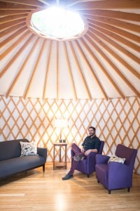 Mitch Bacon - GroundPDX yurt interior